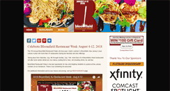 Desktop Screenshot of bloomfieldrestaurantweek.com